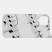 Muzieknoten Case-Mate iPhone Case (Achterkant (horizontaal))