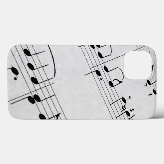 Muzieknoten Case-Mate iPhone Case (Achterkant (horizontaal))