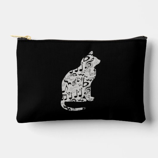 Muzieknoten Cat Lover - Minimalistische muzikant Etui (Voorkant)