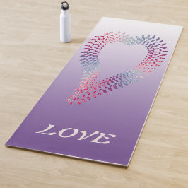 Muzieknoten Creëer a Heart Yogamat