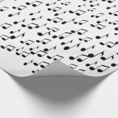 Muzieknoten, de beats! cadeaupapier (Hoek)