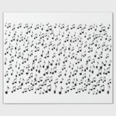 Muzieknoten, de beats! cadeaupapier (Vlak)