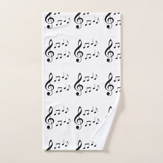 "Muzieknoten" doekset Bad Handdoek (Handdoek)