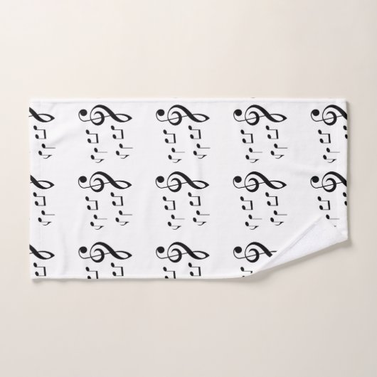 "Muzieknoten" doekset Bad Handdoek (Handdoek)