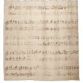 Muzieknoten Elegant Musical Shower Curtain Douchegordijn (Voorkant)