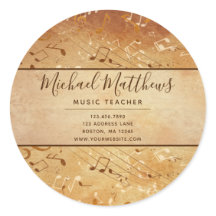 Muzieknoten Elegant Musical Teacher