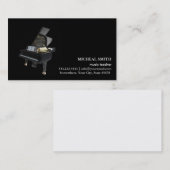 Muzieknoten Elegant Musical Visitekaartje (Voorkant / Achterkant)