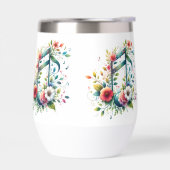 Muzieknoten en bloemen (Links)