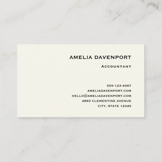 Muzieknoten en Bloemen Retro Stijl Visitekaartje (Achterkant)