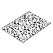 Muzieknoten en Clefs Musician Gift Notitieboek (Linkerzijde)