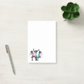 Muzieknoten en dansers post-it® notes (Kantoor)
