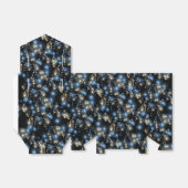 Muzieknoten en feestverlichting bedankdoosjes (Uitgevouwen)