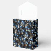 Muzieknoten en feestverlichting bedankdoosjes (Geopend)