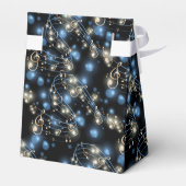 Muzieknoten en feestverlichting bedankdoosjes (Achterkant)