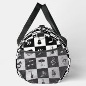 Muzieknoten en Instrumenten op pleinen Plunjezak (Rechts)