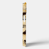 Muzieknoten en kittens Case-Mate iPhone case (Achterkant / Rechts)