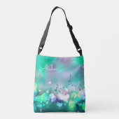 muzieknoten en lampjes Monogram Canvas tas (Achterkant)