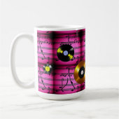 Muzieknoten en records koffiemok (Links)