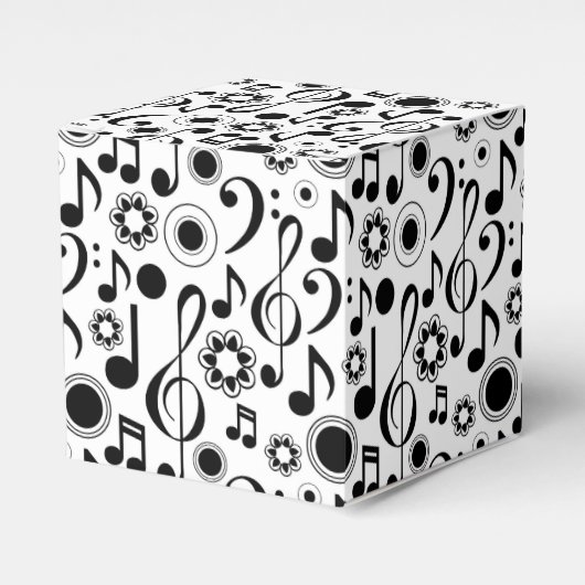 Muzieknoten en reinigingsmiddelen bedankdoosjes (Voorkant Zijde)