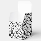 Muzieknoten en reinigingsmiddelen bedankdoosjes (Geopend)