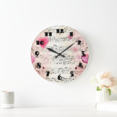 Muzieknoten en Rozen  ontwerp Grote Klok (Huis)