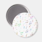 Muzieknoten en symbolen magneet (Voorkant / Achterkant)