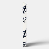 Muzieknoten en symbolen Zwart-wit Case-Mate iPhone Case (Achterkant / Links)