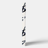 Muzieknoten en symbolen Zwart-wit Case-Mate iPhone Case (Achterkant / Rechts)