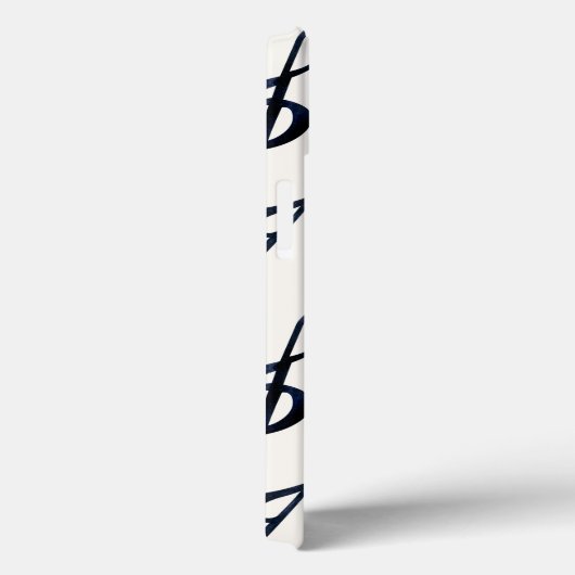 Muzieknoten en symbolen Zwart-wit Case-Mate iPhone Case (Achterkant / Rechts)