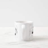 Muzieknoten Espresso Mok (Achterkant)