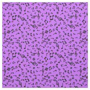 Muzieknoten fabric stof