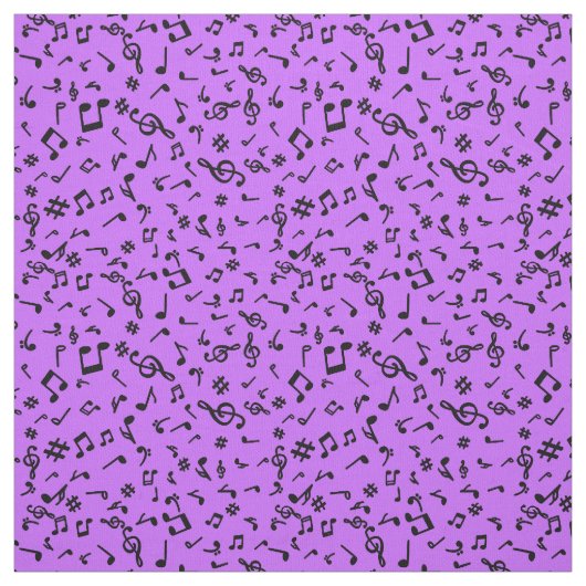 Muzieknoten fabric stof (Swatch)