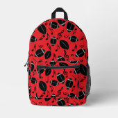 Muzieknoten Footballs Bedrukte Rugzak (Voorkant)