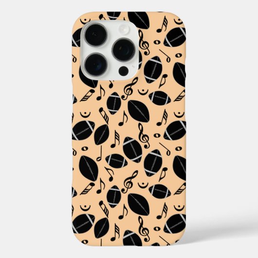 Muzieknoten Footballs Case-Mate iPhone Case (Achterkant)