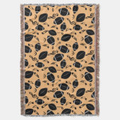 Muzieknoten Footballs Deken (Voorkant Verticaal)