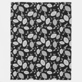 Muzieknoten Footballs Fleece Deken (Voorkant)