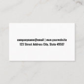 Muzieknoten | Geluid Visitekaartje (Achterkant)