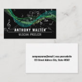 Muzieknoten | Geluid Visitekaartje (Voorkant / Achterkant)