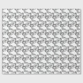 muzieknoten - Gift Wrap Cadeaupapier (Vlak)