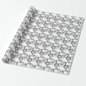 muzieknoten - Gift Wrap Cadeaupapier (Uitgerold)