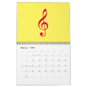 muzieknoten grafisch & cool kalender (Feb 2027)