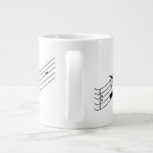 Muzieknoten Grote Koffiekop (Achterkant)