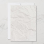 Muzieknoten Happy Birthday Flat Kaart (Achterkant)