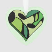 Muzieknoten Heart Ornament (voorkant)