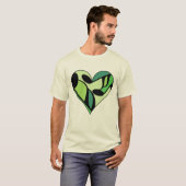 Muzieknoten Heart T-shirt (Voorkant volledig)