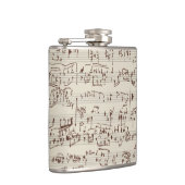 Muzieknoten Heupfles (Rechts)