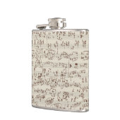 Muzieknoten Heupfles (Links)