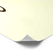 Muzieknoten illustratie poster (Hoek)