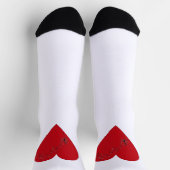 Muzieknoten in het hart, Crew-Sokken Sokken (Top)