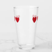 Muzieknoten in het hart, Glass Cup Glas (Links)